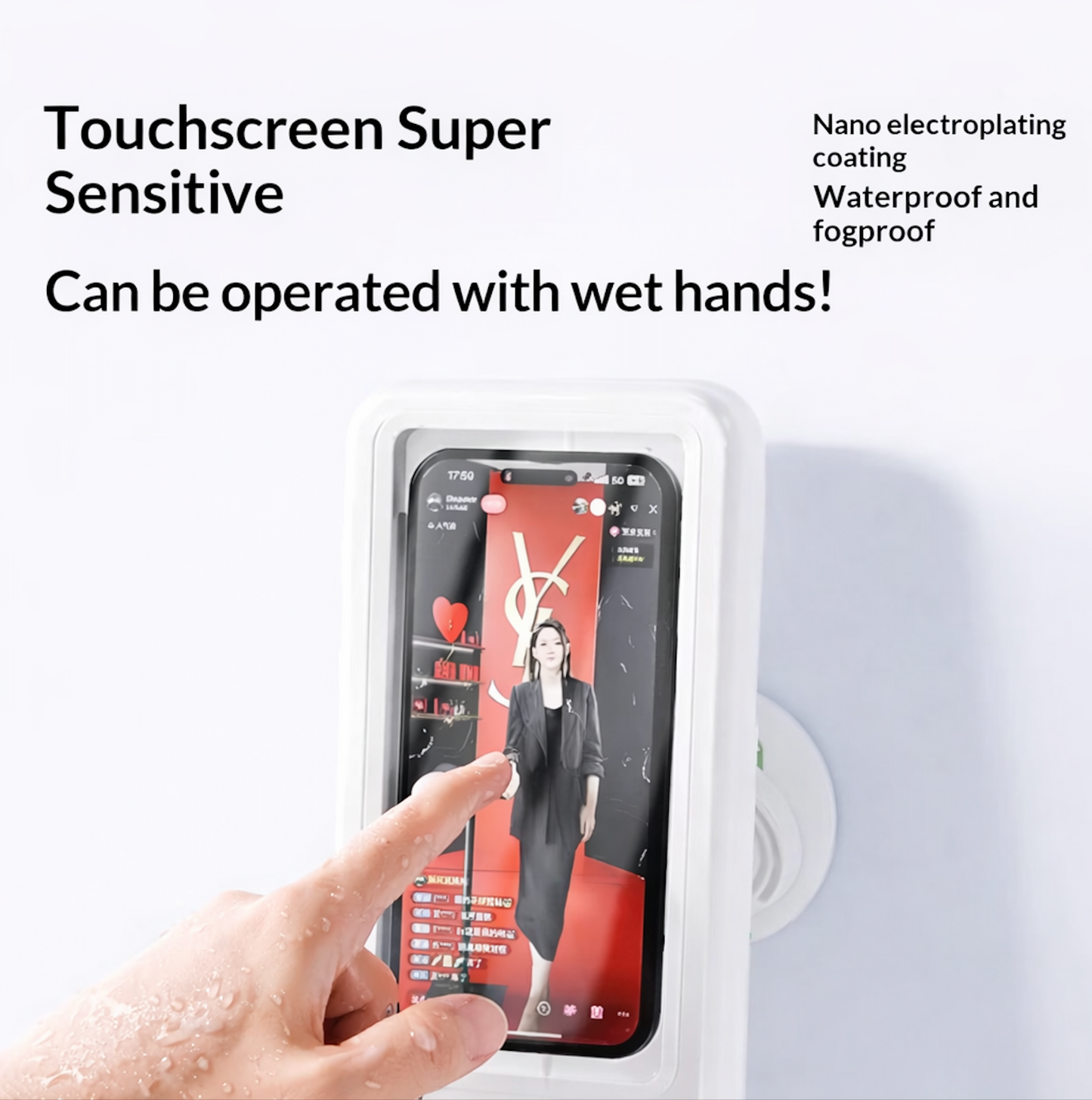 Waterproof Bluetooth Speaker Phone Holder